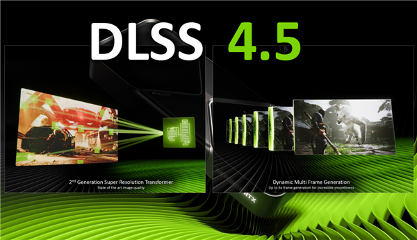 支持所有RTX显卡！ NVIDIA正式发布DLSS 4 .5：提升6倍帧率、画质猛增、覆盖400多款游戏