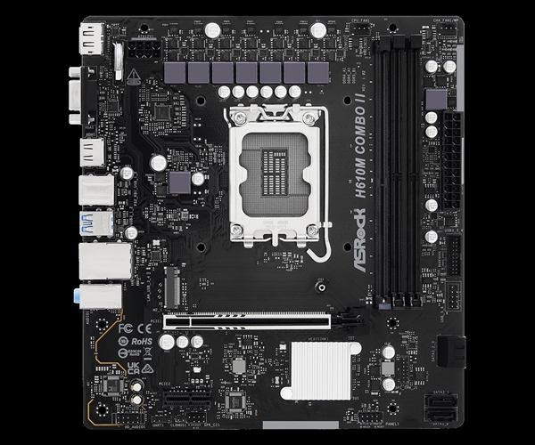 华擎再出妖板H610M COMBO II：单槽DDR4+双槽DDR5、定位入门级