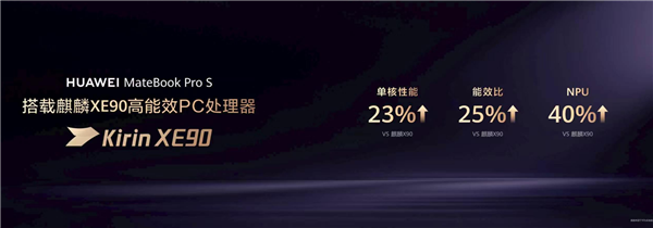 华为全新麒麟XE90 PC处理器亮相：单核提升23%、能效提升25%